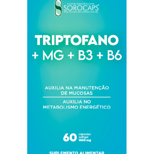 TRIPTOFANO + B3 E B6 COM MARACUJÁ